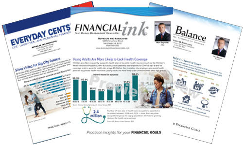 Print newsletters for financial advisors